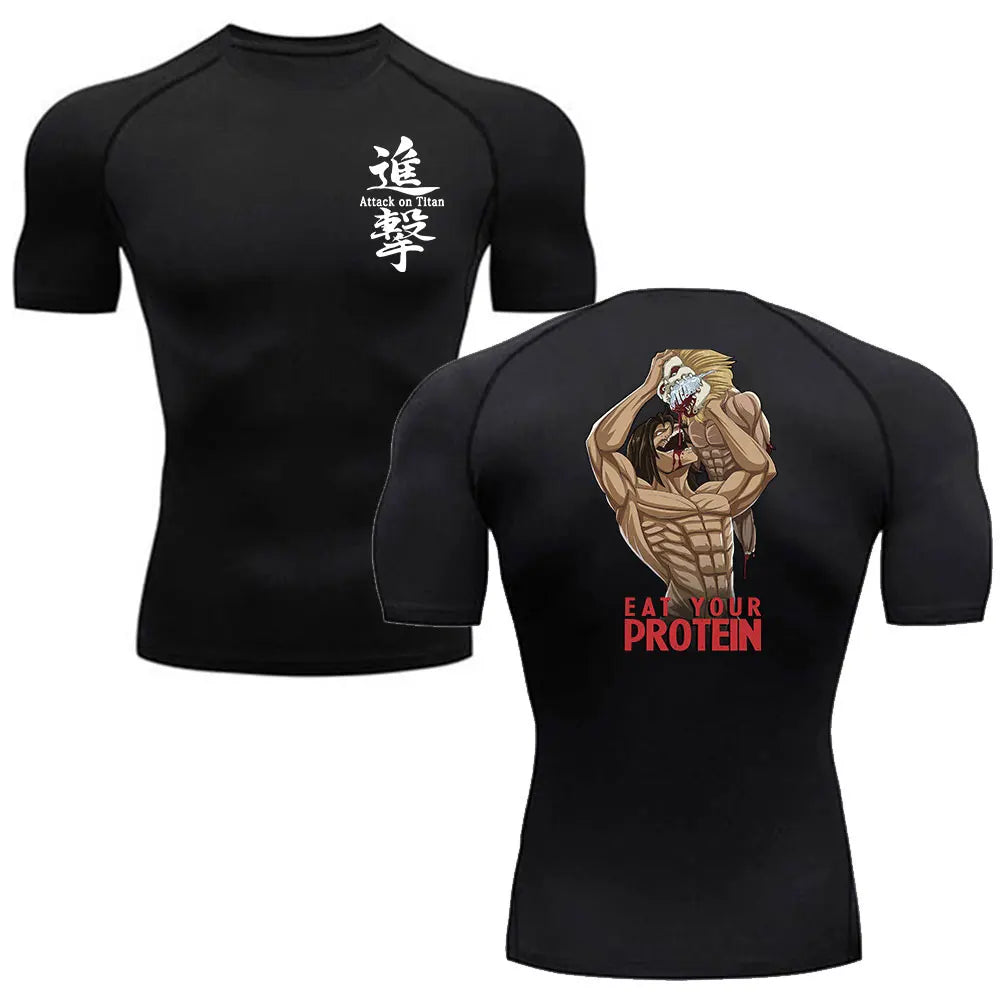 Attack on titan Compression Shirts Men